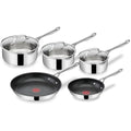 Tefal Jamie Oliver Cook's Direct 5 Piece Stainless Steel Cookware Set
