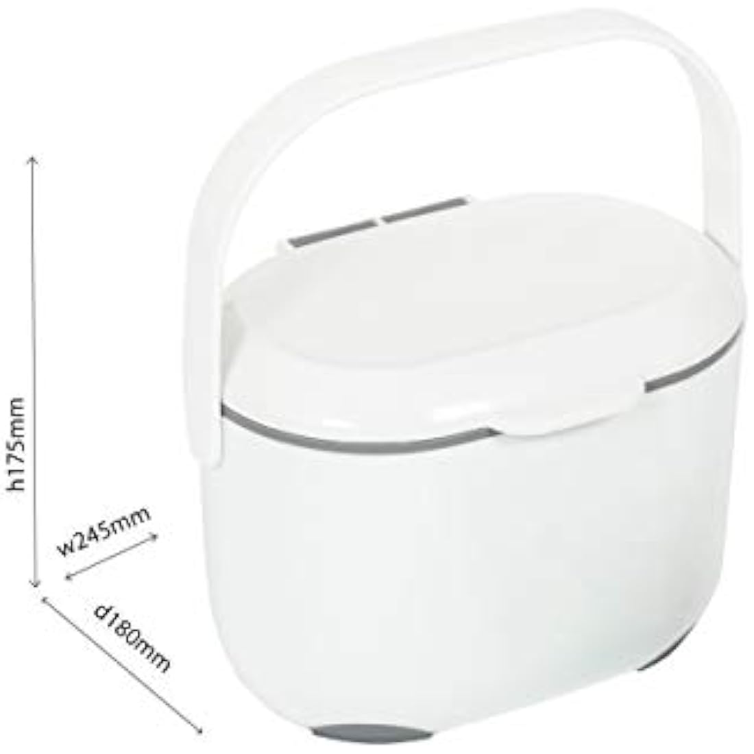 Addis 2.5L Kitchen Compost Caddy – Food Waste Bin with Inner Bucket
