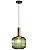 MZStech Modern Green Glass Pendant Light – Gold Copper Hanging Lamp