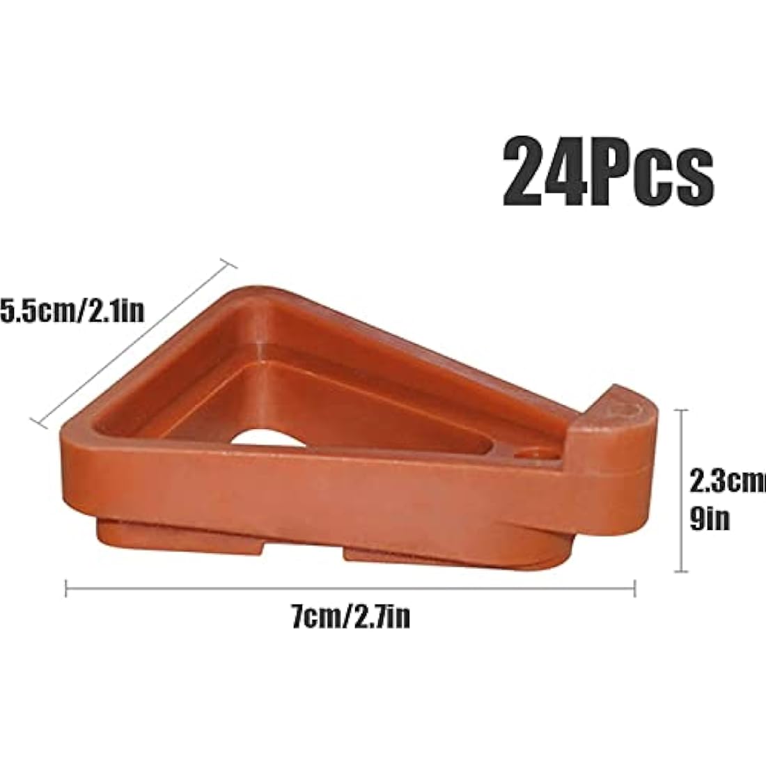 Jolof Store 24 Pcs Nylon Pot Feet – Invisible Triangle Plant Risers