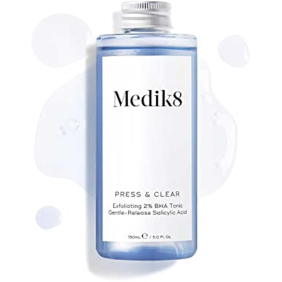 Medik8 Press & Clear Refill – 2% BHA Salicylic Acid Toner - 150ml