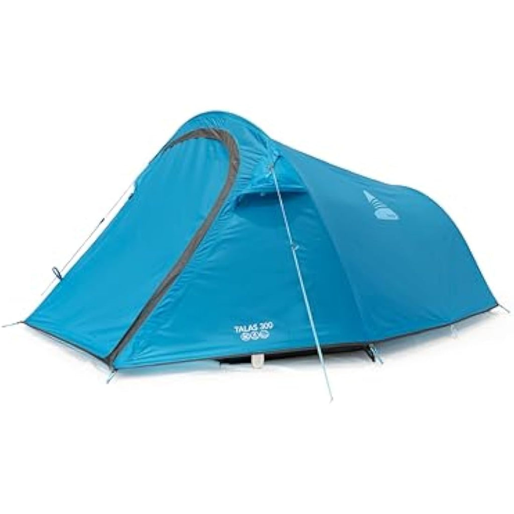 Vango Talas 300 Tunnel Tent | 3 Person Waterproof Camping Tent - Blue