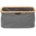 Brabantia Foldable Laundry Basket – 40L Water Resistant Hamper, Pepper Black