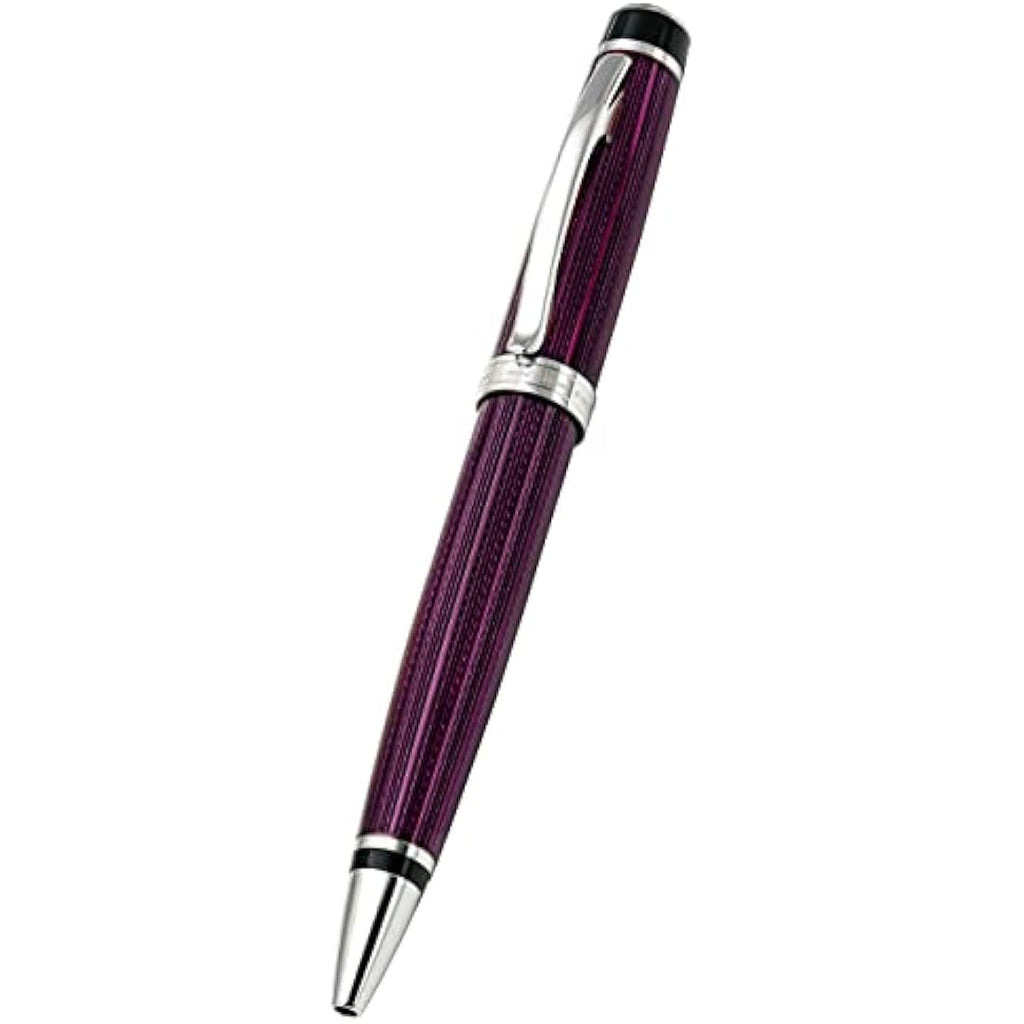 Xezo Incognito Purple Metallic Ballpoint Pen | Platinum Plated Brass