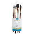 Princeton Neptune Synthetic Watercolor Brush Set - Professional 4pc Kit