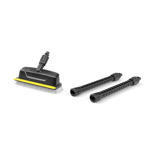 Kärcher PS 30 Floor Brush – Splash-Proof Surface Scrubber, Black/Yellow