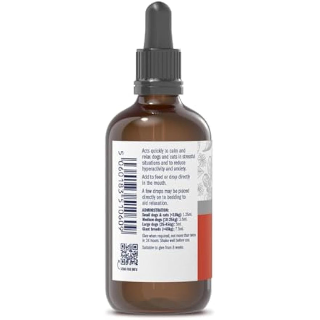 Dorwest Valerian Compound for Dogs and Cats | Fast-Acting Calming Drops 100ml