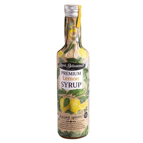 Drink Botanicals Ireland Lemon Syrup | 100% Natural Fruit | 500ml Bottle