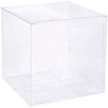 BENECREAT 10PCS Clear PVC Gift Boxes | 14x14x14cm Square Wedding Favors