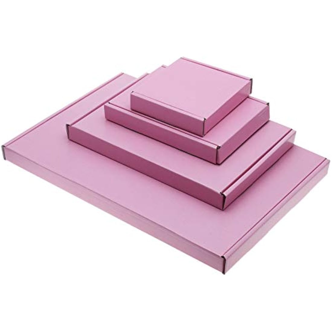 Satin Pink C5 A5 PIP Boxes – 10 Pack Cardboard Mailers