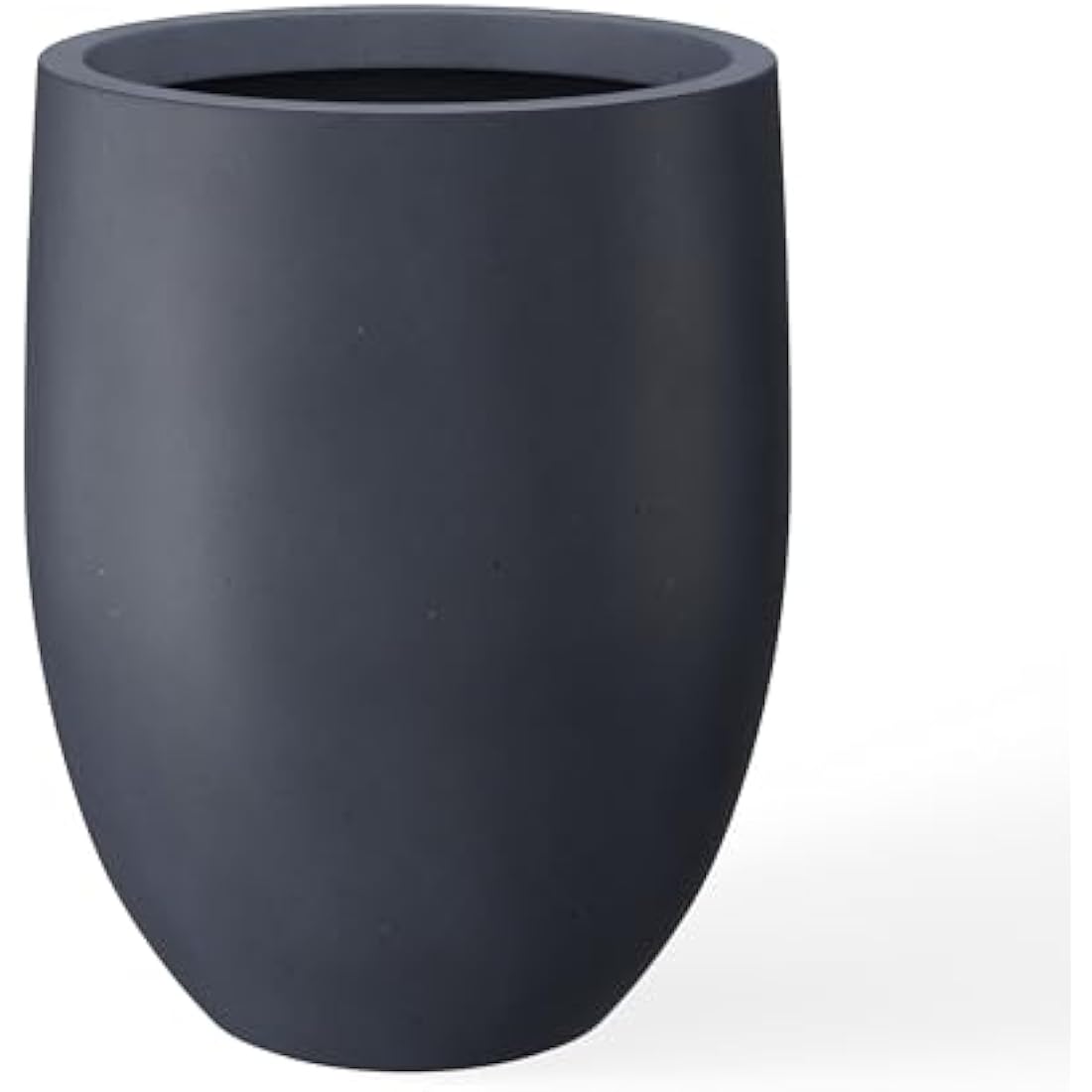 Kante Large Concrete Outdoor Planter – Modern Round Taper Pot, 21.7" H