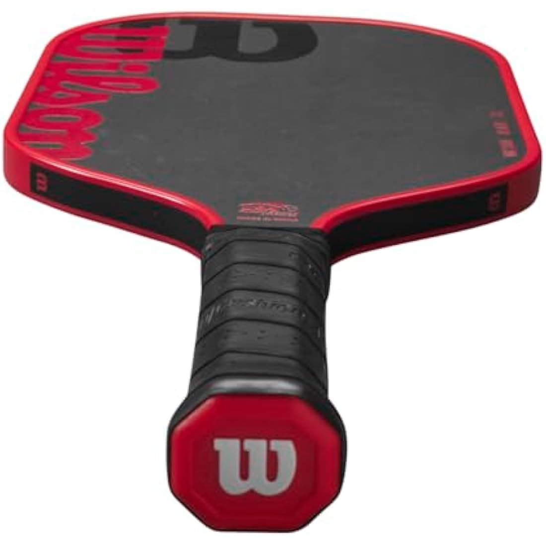Wilson Blaze 13 Pickleball Paddle – Carbon Fiber Power Bat, Black/Red