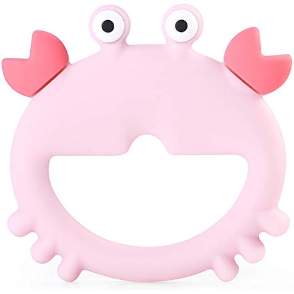PREMYO Silicone Baby Teething Toy – BPA-Free Crab Teether for Sore Gums