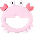 PREMYO Silicone Baby Teething Toy – BPA-Free Crab Teether for Sore Gums