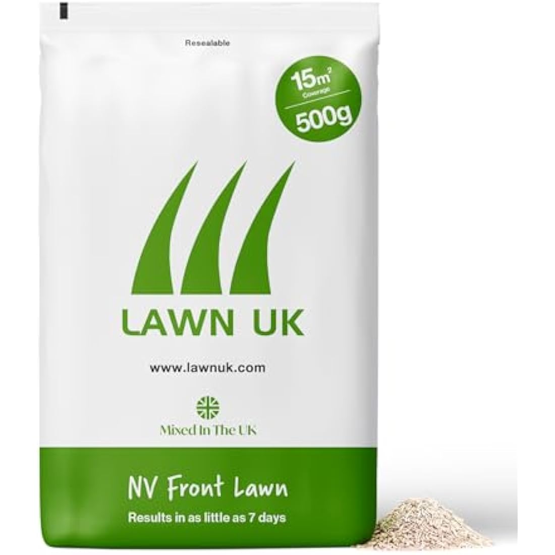 Lawn UK NV Front Lawn Grass Seed – 500g Ornamental & Shade Tolerant