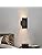 Jolof Store Modern Black Wood LED Wall Sconce with Switch - 8W