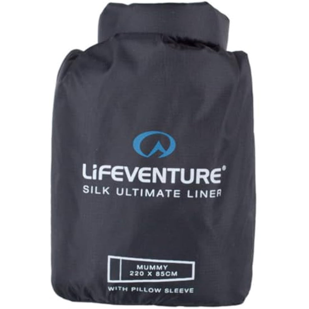 Lifeventure Silk Sleeping Bag Liner – Lightweight Travel Sheet