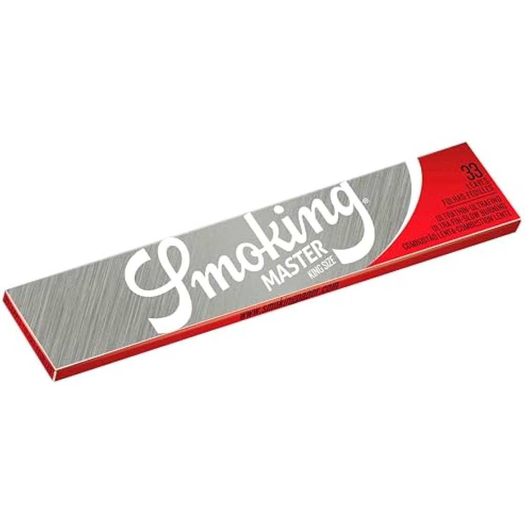 Smoking Master King Size Extra Slim Rolling Papers – Full Box of 50
