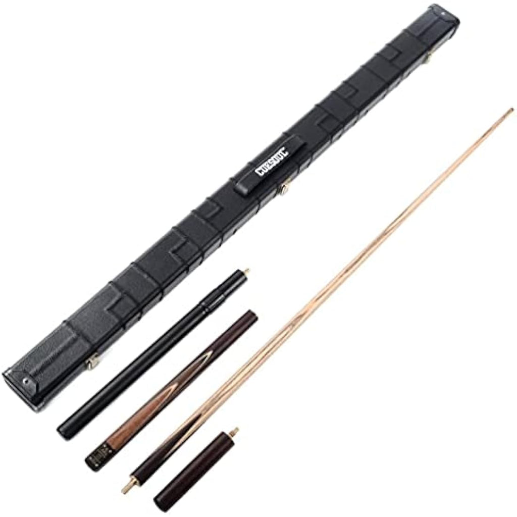 CUESOUL 57" Rosewood 3/4 Snooker Cue Set with Case and Extension