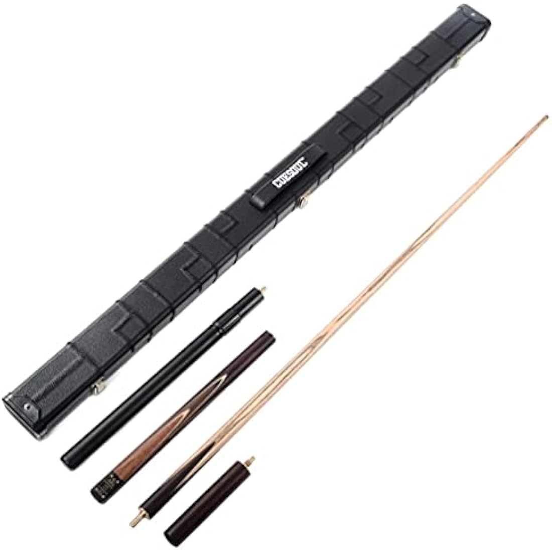CUESOUL 57" Rosewood 3/4 Snooker Cue Set with Case and Extension