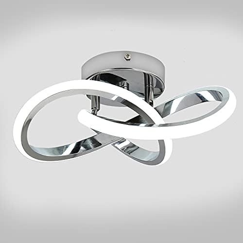 LED Ceiling Light – 22W Modern Silver Hallway Fixture
