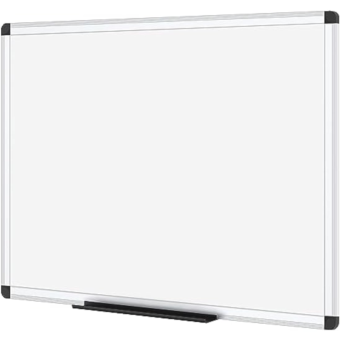 VIZ-PRO Magnetic Whiteboard | 60x45cm Dry Erase Board with Silver Frame