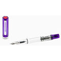 Twsbi Eco Fountain Pen – Transparent Purple Resin – Medium Nib