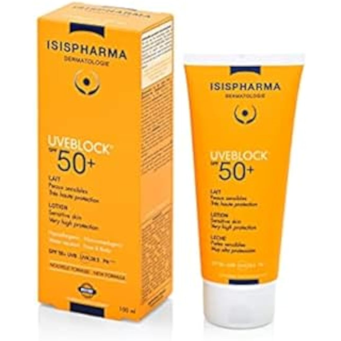 ISISPHARMA Uveblock SPF 50+ Sunscreen Lotion - UV Protection 100 ml