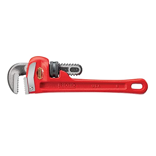 RIDGID 31005 8-Inch Heavy-Duty Straight Pipe Wrench | Ductile Iron