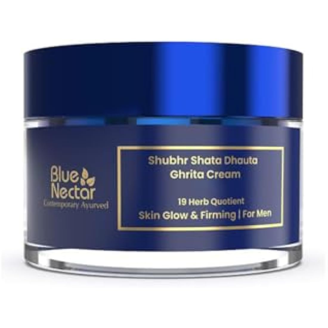 Blue Nectar Shata Dhauta Ghrita Face Cream for Men - 100 Washed Ghee