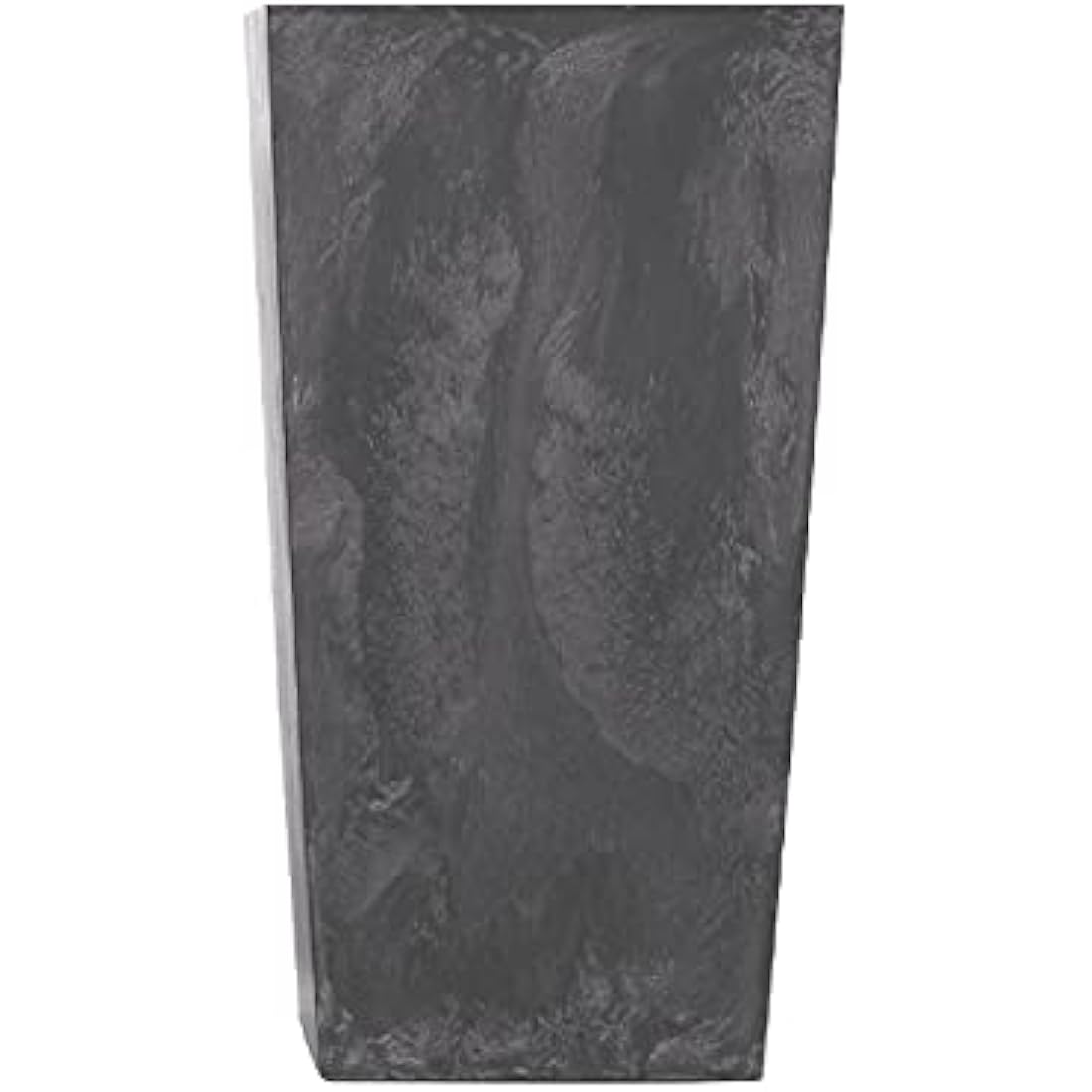 Prosperplast Urbi Square Concrete Effect Planter - Black 2L Pot