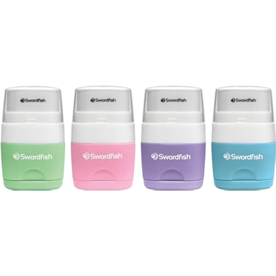 Swordfish Twin Combo Pastel Pencil Sharpener & Eraser - 20 Pack