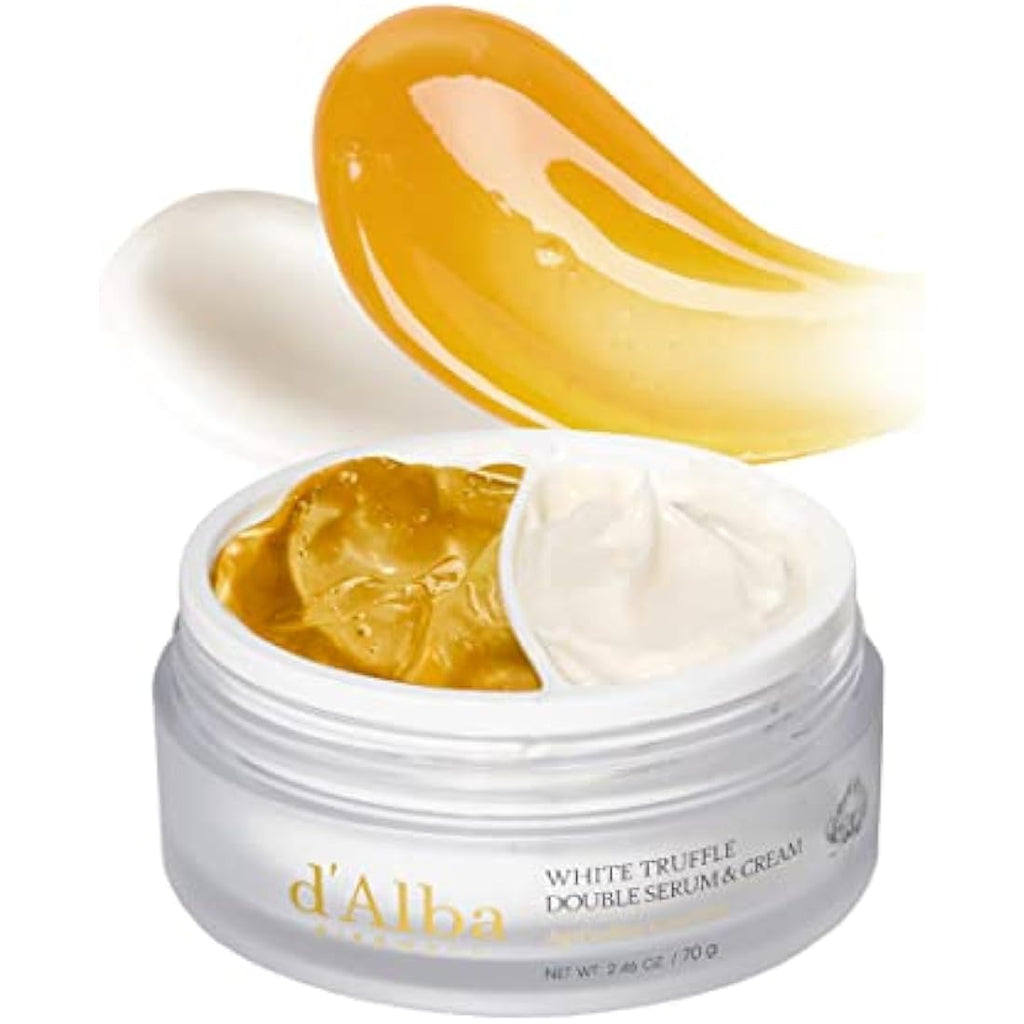 d'alba White Truffle Double Serum & Cream | Vegan Firming Face Moisturizer