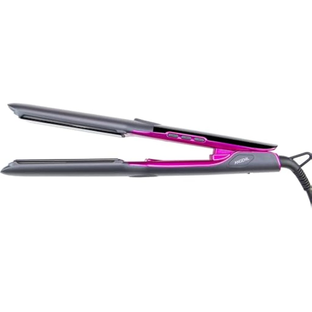 ANGENIL Pro Titanium Flat Iron – 4.5cm Wide Hair Straightener & Curler