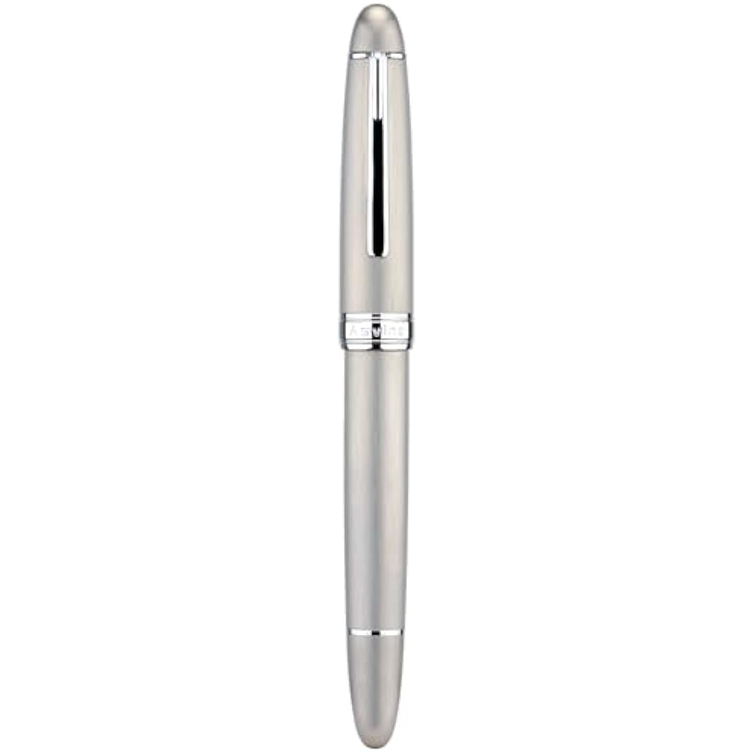 Asvine J16 Brushed Titanium Fountain Pen | JoWo EF Nib Piston Filler