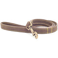 Ancol Timberwolf Sable Leather Dog Lead – Heavy Duty Handcrafted Leash
