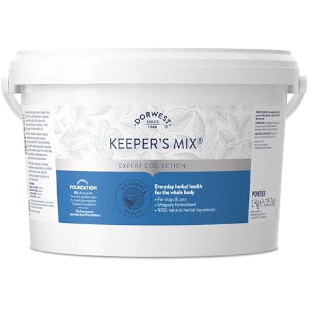 Dorwest Keeper’s Mix 1kg | Herbal Health Supplement for Dogs & Cats