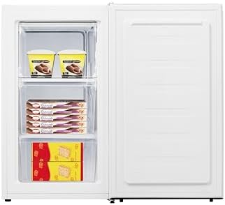 Fridgemaster MUZ4860E Undercounter Freezer, 61L, 48cm Wide – White