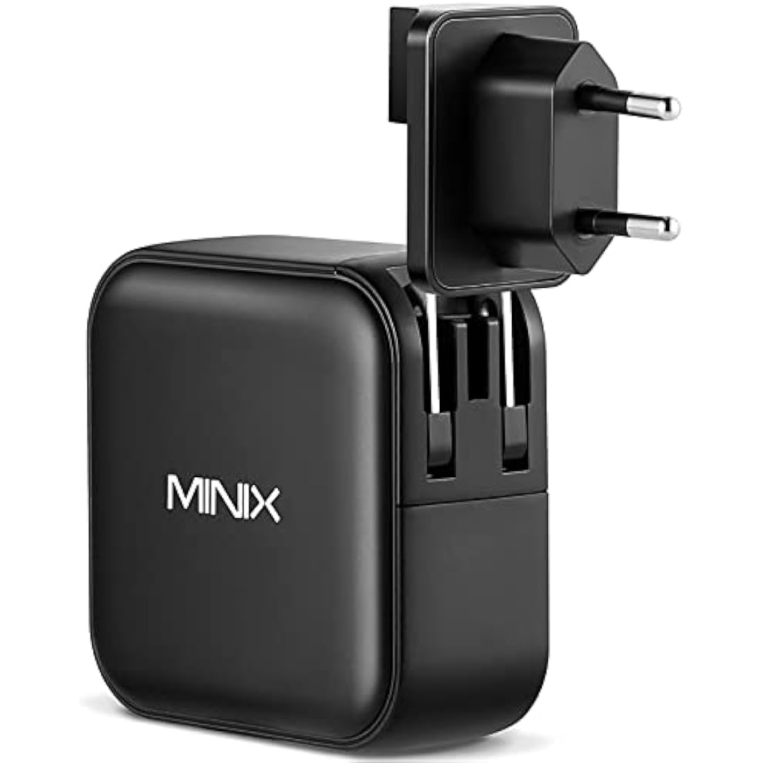 MINIX 100W GaN Fast Charger – 4-Port USB-C & USB-A Travel Adapter