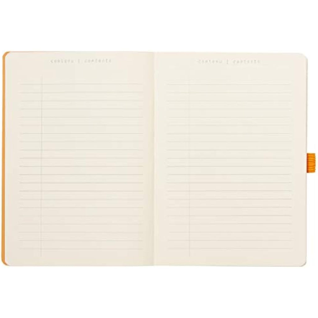 Rhodia Goalbook A5 Soft Notebook - Raspberry Faux Leather Grid Journal