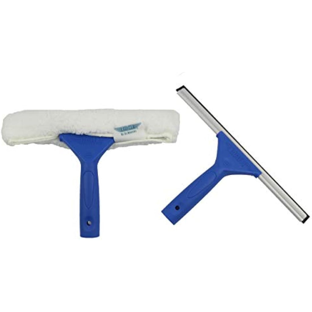 Ettore Squeegee Off Window Cleaning Kit with 42-Inch Extension Pole