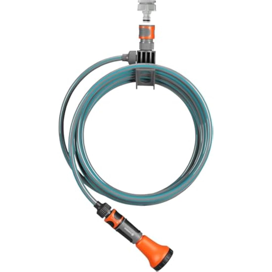 Gardena City Garden Spiral Hose 7.5m – Wall Mounted Terrace Hose Set