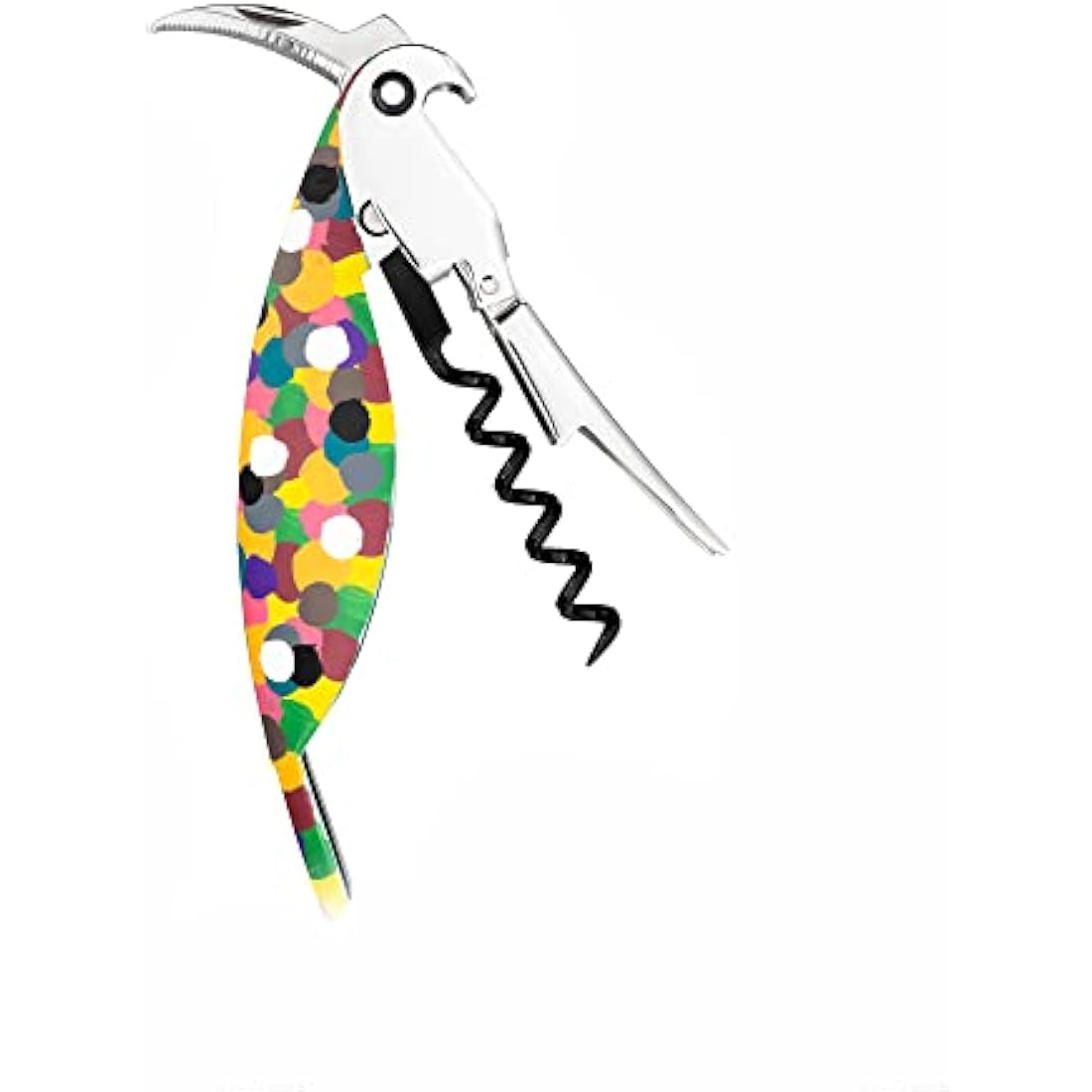 Alessi Parrot Sommelier Corkscrew – Multicolor Cast Aluminium Wine Opener
