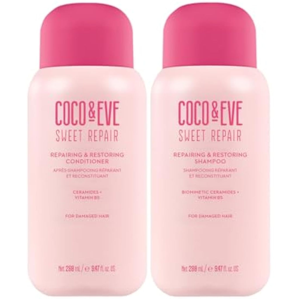 Coco & Eve Sweet Repair Shampoo & Conditioner Set for Damaged Hair