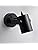 Jolof Store Modern Wooden Wall Light – Adjustable Black GU10 Spotlight