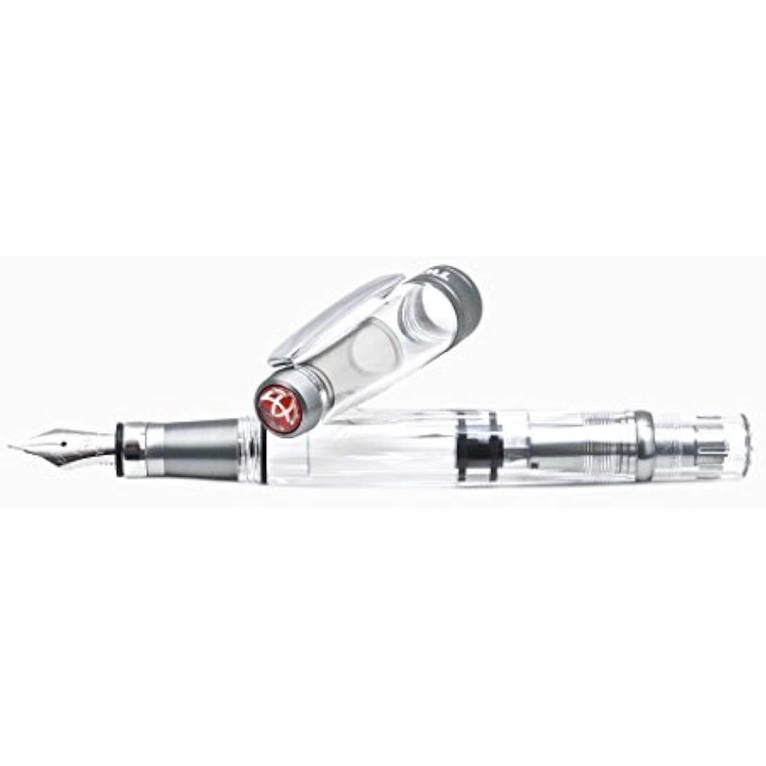 Twsbi Diamond 580 ALR Fountain Pen - Nickel Grey - Fine Steel Nib