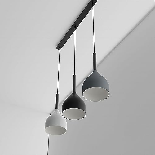 Jolof Store 3-Light Nordic Pendant Lamp – 50cm Metal Ceiling Fixture
