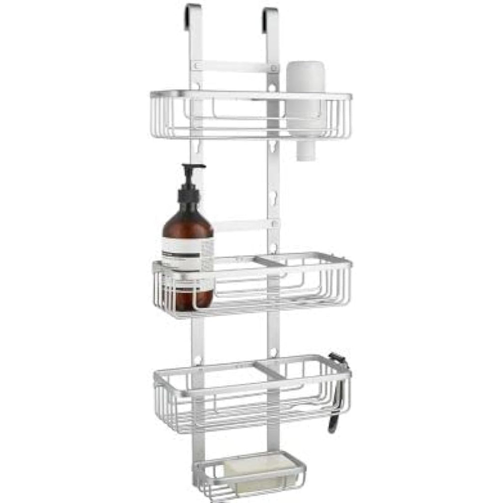 Jolof Store Rustproof Aluminium Adjustable Bath & Shower Caddy