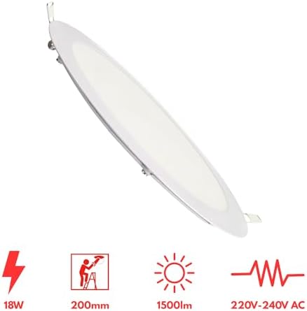 Jolof Store – Pack of 20 18W LED Recessed Downlights, 4200K Neutral White