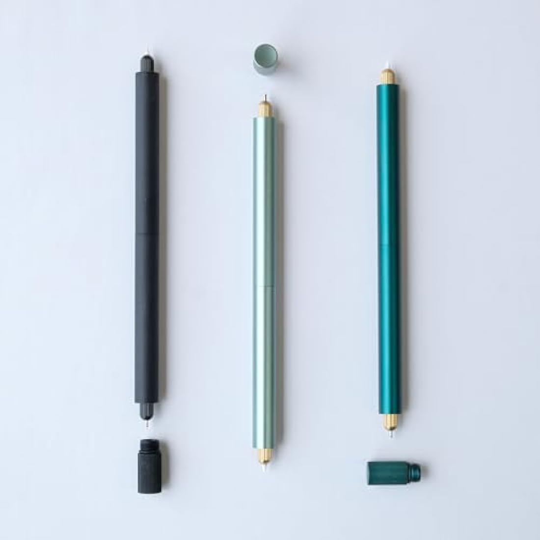 Tom's Studio Lumos Pro Duo Tip Refillable Fineliner & Brush Pen - Sage